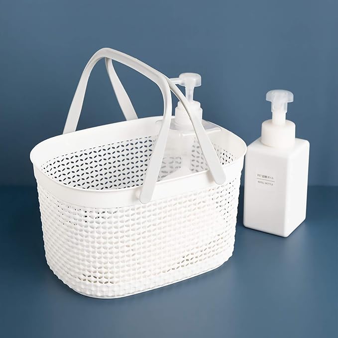 rejomiik Portable Shower Caddy Basket, Plastic Organizer Storage Tote - Image 6