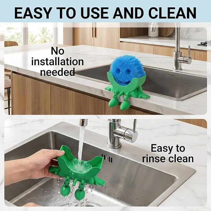 Creative Hanging Sponge Holder - Image 6