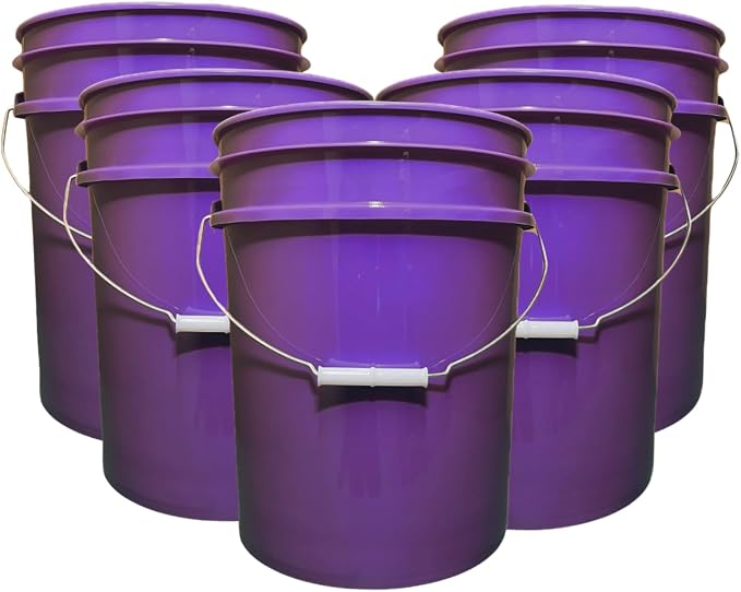 House Naturals 5 Gallon Premium HPDE Plastic Bucket by House+Naturals