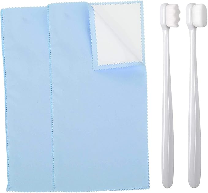 Syyflibb Silver Jewellery Cleaner Kit – 2 Ultra-Soft Brushes + Dual Polishing by Syyflibb