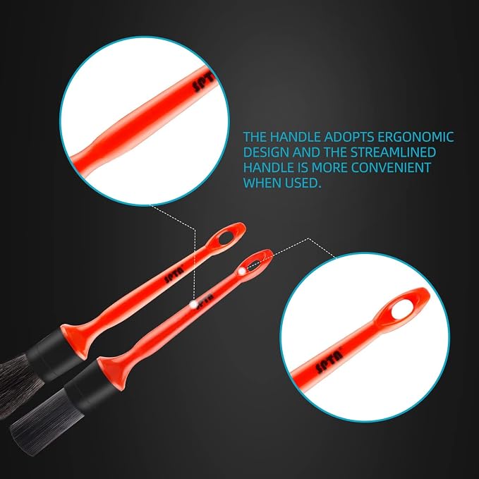 SPTA Car Detailing Brush Kit - Image 4