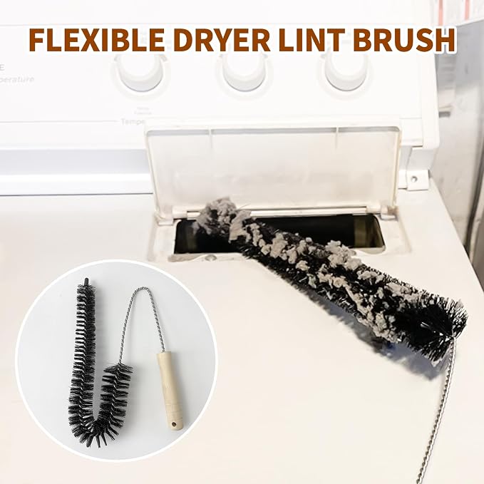 2Pack Flexible Dryer Vent Cleaning Brush - Image 2