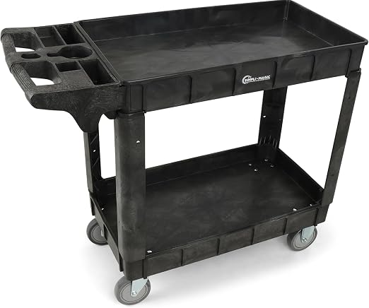 Simpli-Magic Rolling Utility Cart on Wheels, Heavy Duty Tool by Simpli-Magic