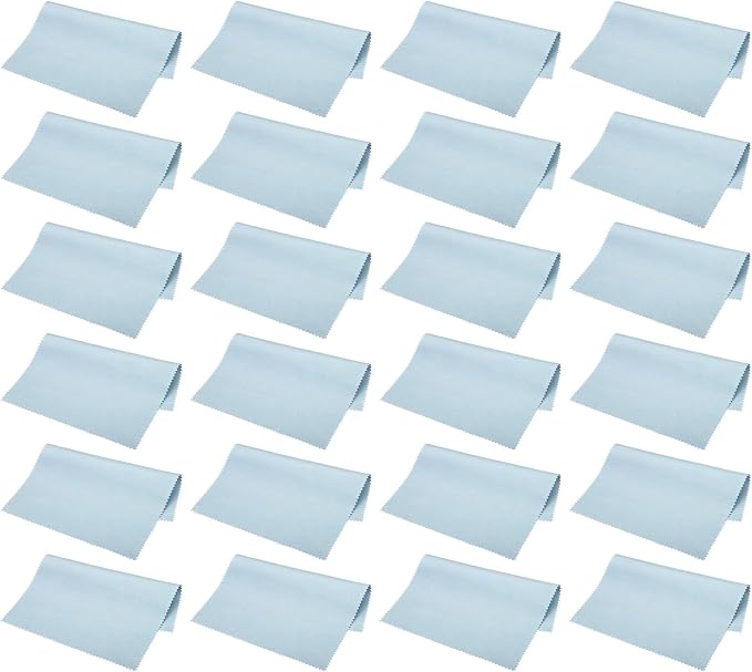 PATIKIL Eyeglass Microfiber Cleaning Cloth 7"x6", 24 Pack Glasses Cleaning by PATIKIL