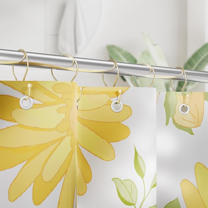 AmazerBath Shower Curtain Hooks, Shower Curtain Rings - Image 8