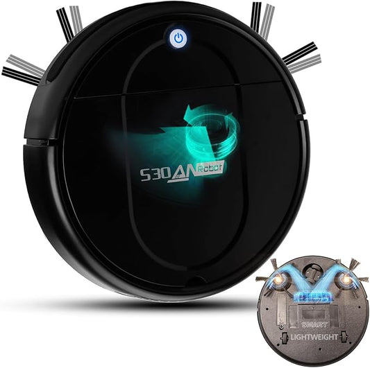 Robot Vacuum Cleaner, 3000Pa Powerful Suction, 2.56-inch Ultra-Slim Body by Unknown