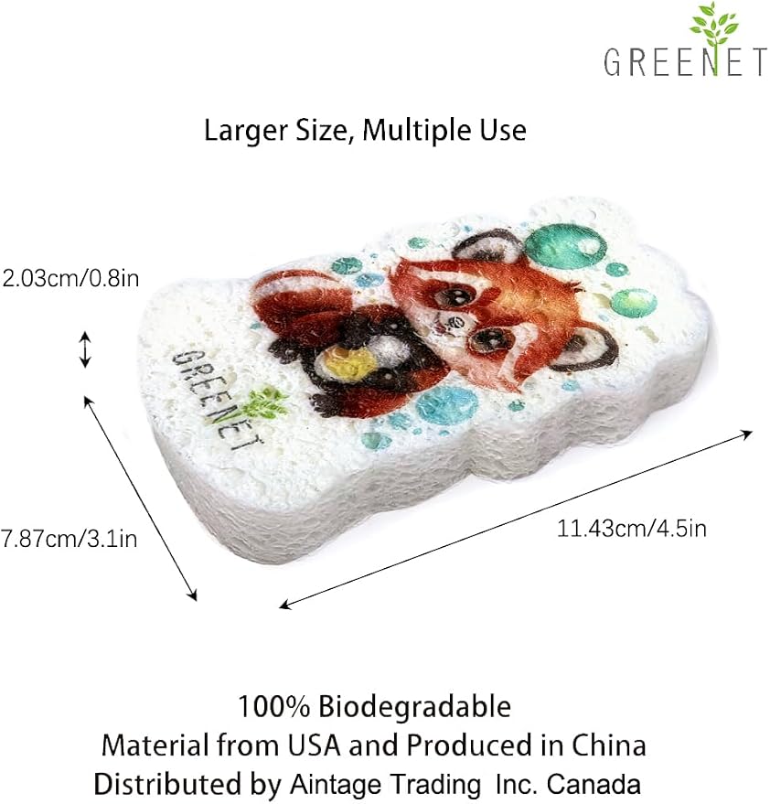 Eco-Friendly Compressed Cellulose Pop-Up Sponges, Expandable Cartoon Design – - Image 5