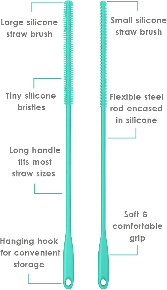Silicone Straw Brush 4 Pack - Image 3