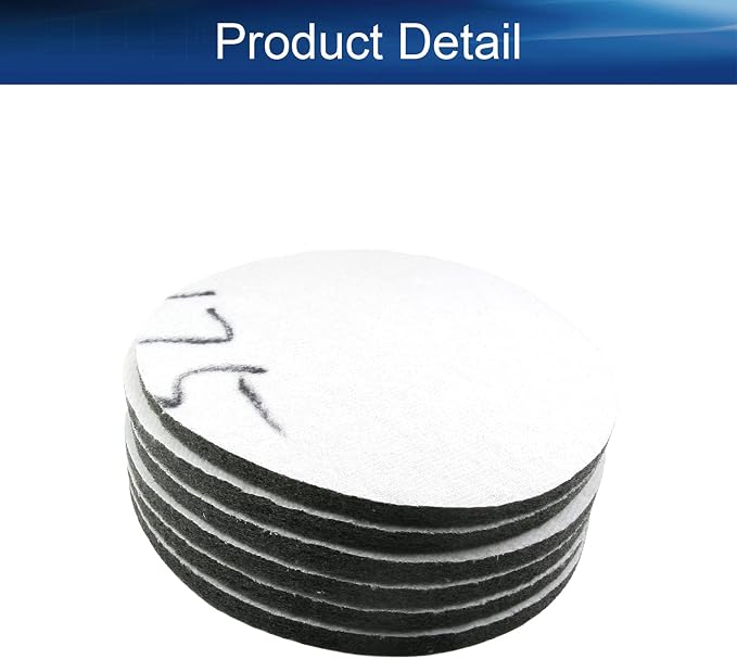 Auniwaig 1000-Grits 7 Inch Scrubber Scouring Pads Gray-Multipurpose, Drill - Image 4