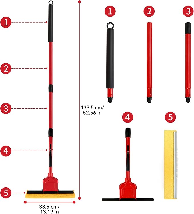 Cellulose Sponge Pop Up Sponge Mop - Image 7