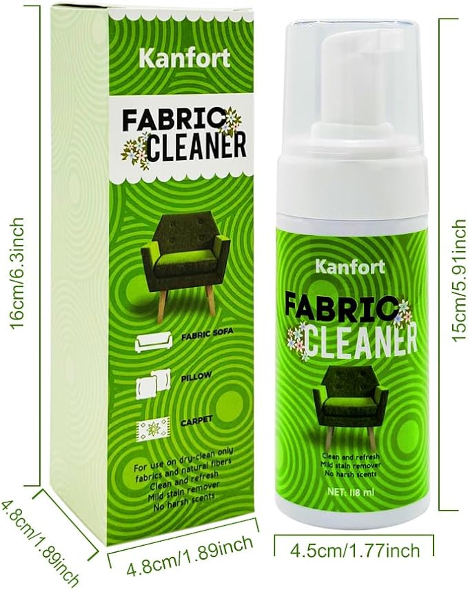 Upholstery Foam Cleaning 2 Pack, No Rinse Fabric Cleaner - Image 8