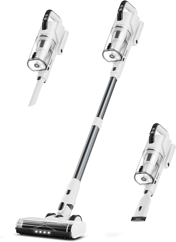 Cordless Vacuum Cleaner, 580W 48KPA 65Mins Runtime Fast Charging Vacuum Cleaner by Klarpul