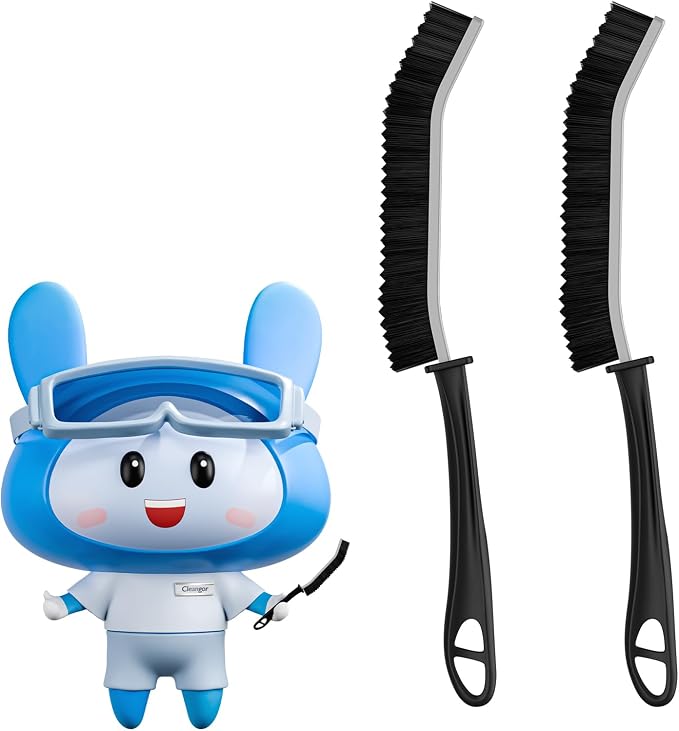 Crevice Cleaning Brushes, Serrated Cleaner Scrub Brush Tool by Cleangor