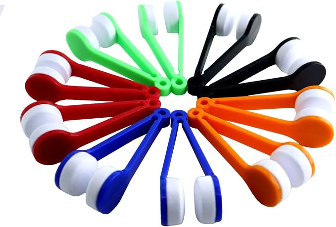 10 Pcs Mini Sun Eyeglasses Cleaning Clip, Glasses Eyeglass Microfiber - Image 8