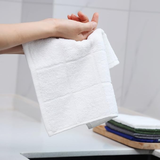 Glynniss Dishcloths Kitchen Highly Absorbent Dish Rags 100% Cotton Dish Cloths - Image 6