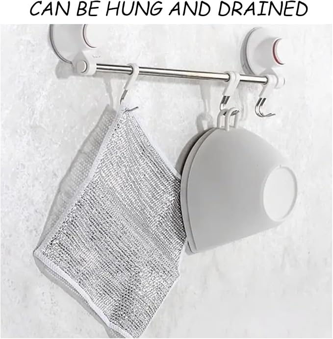10 PCS Multipurpose Wire Dishwashing Rag - Image 7