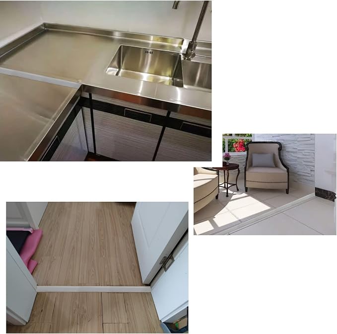 Floor/Door Flat Transition Strip & Self Adhesive Vinyl Edge Trim - Image 3