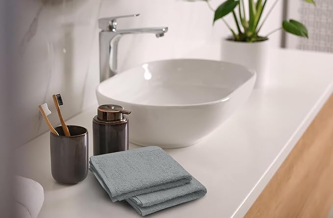 Softolle 100% Cotton Washcloths 60 Pack Soft, Highly Absorbent Washcloth - Image 4