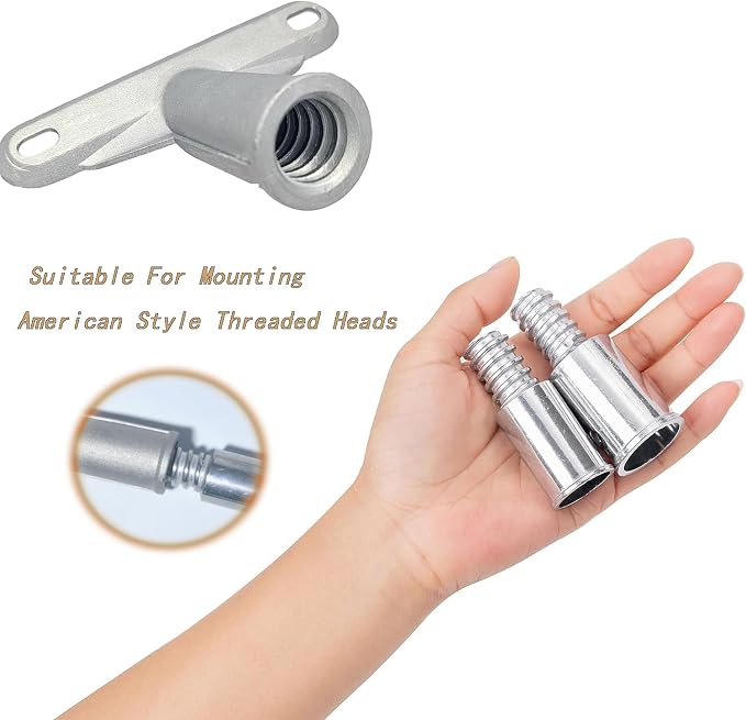 Broom Handle Bracket, 5mm Thickness Deck Brush Accessories, Aluminum One-Piece - Image 2