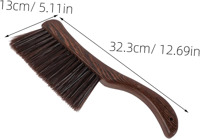 Wooden Cleaning Brush with Thick Ergonomic Handle - Image 2