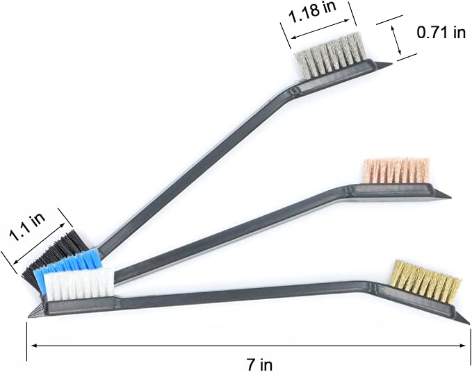 Gun Cleaning Brushes Picks Kit Set Brass Copper Steel Nylon Stainless Steel - Image 8
