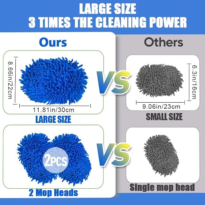 62" Car Wash Brush Mop Kit - Image 2