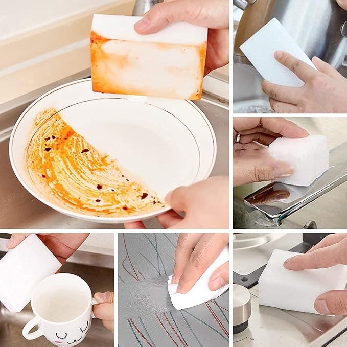 SmilePowo 10 Pack Magic Cleaning Sponges Eraser, Household Cleaning Sponge - Image 2