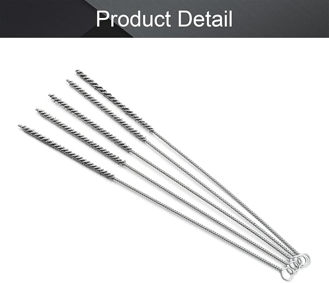 Utoolmart Steel Wire Cleaning Brush, Spiral Power Tube Brush, Steel Wire Tube - Image 4