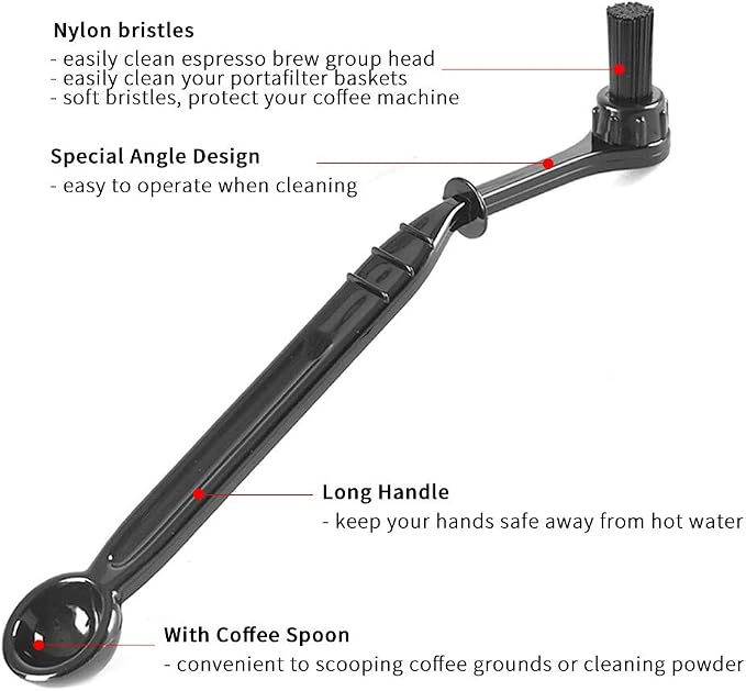 Espresso Machine Cleaning Brush Tool - Image 3