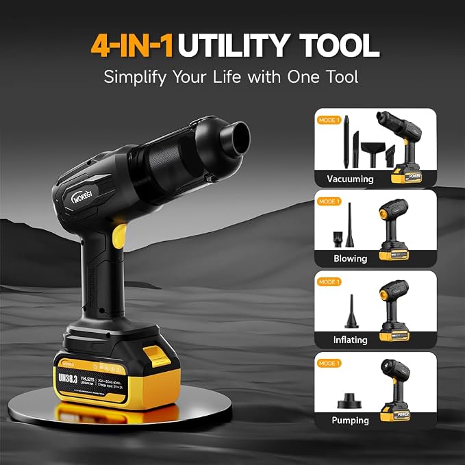 Handheld Car Vacuum Cordless, Portable Cars Vacuum Cleaner - Image 3