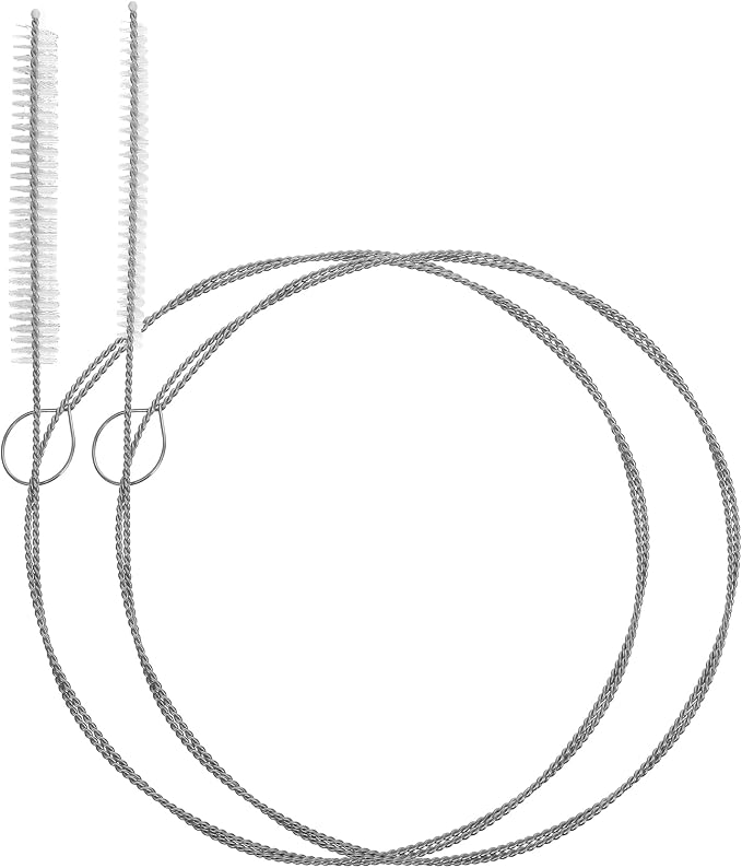 2PCS Long Pipe Cleaners, Straw Cleaner Brush Extra Long 15.7 Inch, Flexible by Unknown