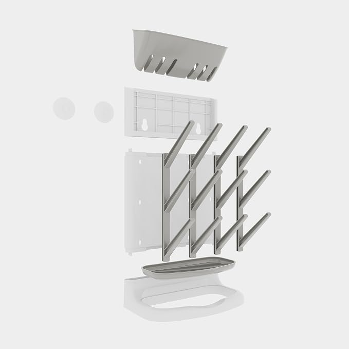 IEEK Baby Bottle Drying Rack, Space Saving Countertop Drying Rack - Image 2