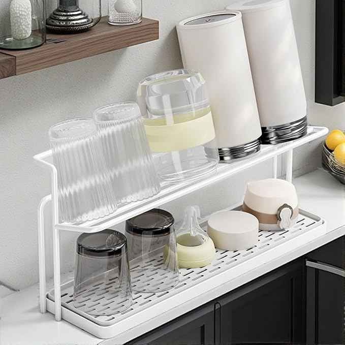 Water Bottle Drying Rack With Drain Tray - Image 2