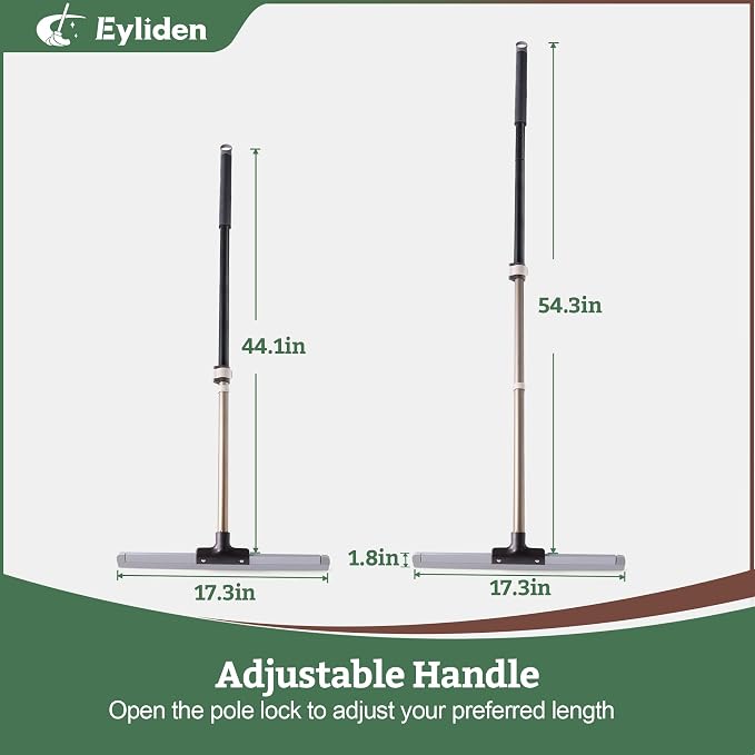 Eyliden Rubber Floor Squeegee, Quick Water & Foam Removal Broom | Heavy-Duty - Image 6