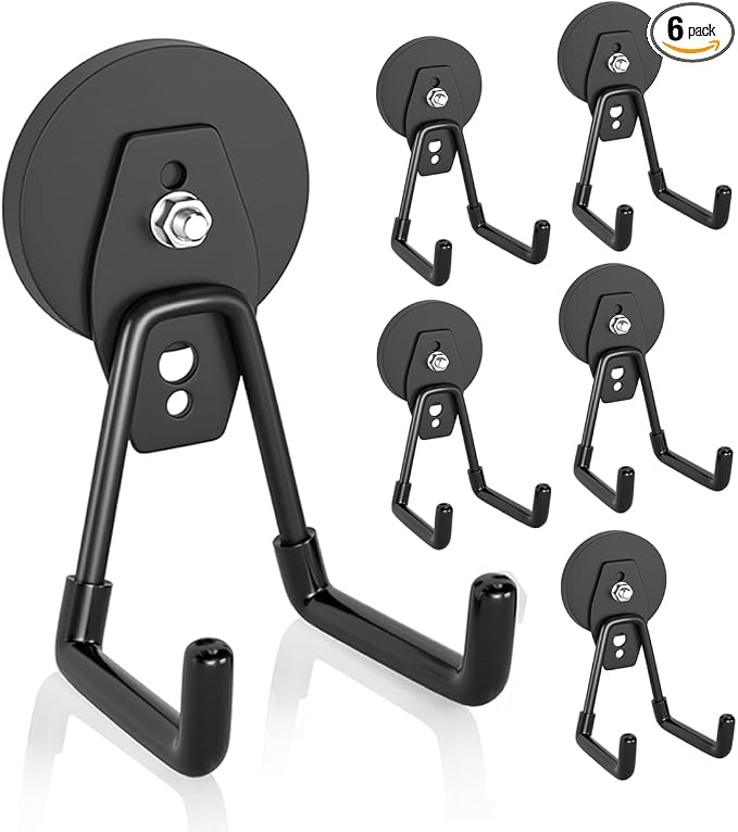 ENUODA Strong Magnetic Hooks Large Rare Earth Magnet Hooks Heavy Duty Utility by ENUODA