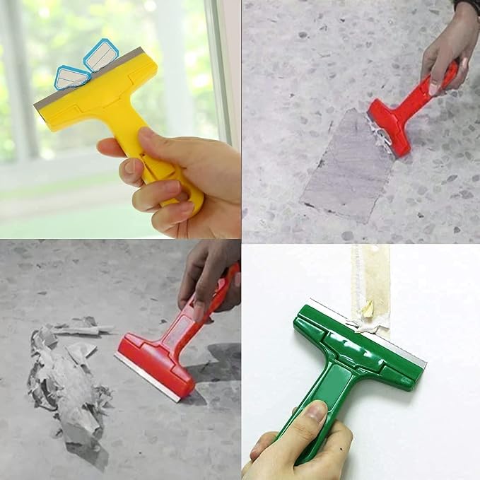 2pack 5.5 inches Industry Glass Scraper Scraping Hand Tool, T Shape Razor Blade - Image 7