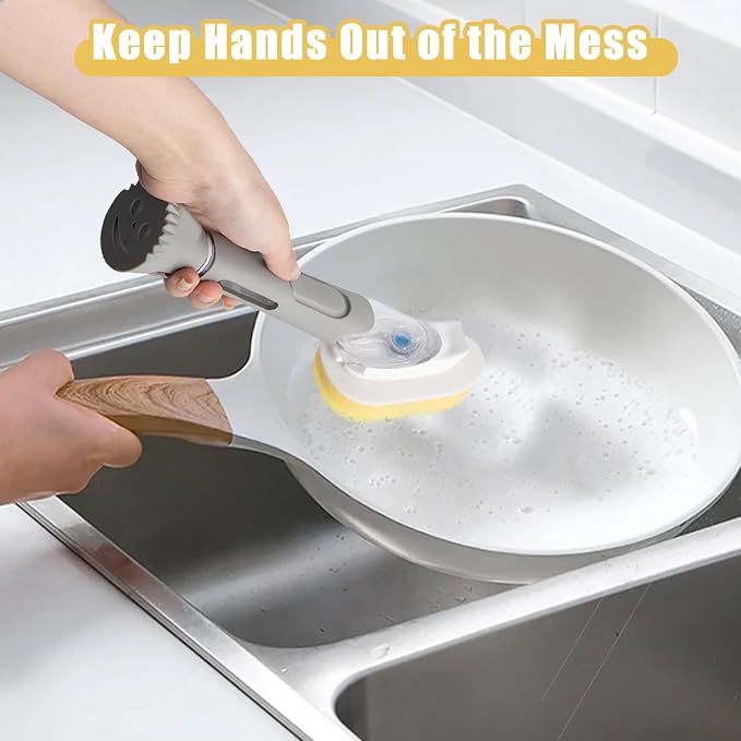 8 Packs Dish Wand Sponge Refills - Image 10