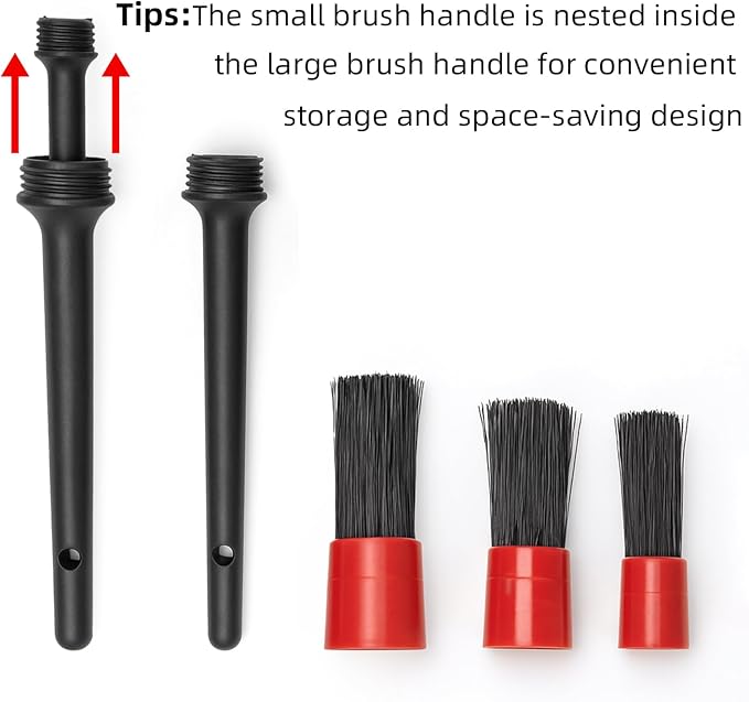 TICARVE 9Pcs Car Interior Detailing Kit - Image 6
