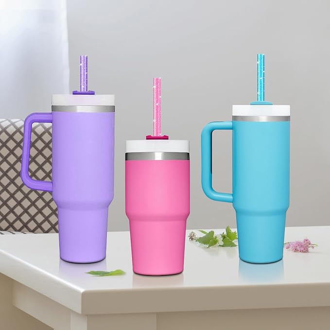 12 PCS Replacement Straws for Stanley|Owala|Simple Modern 40oz 30oz Tumbler - Image 7