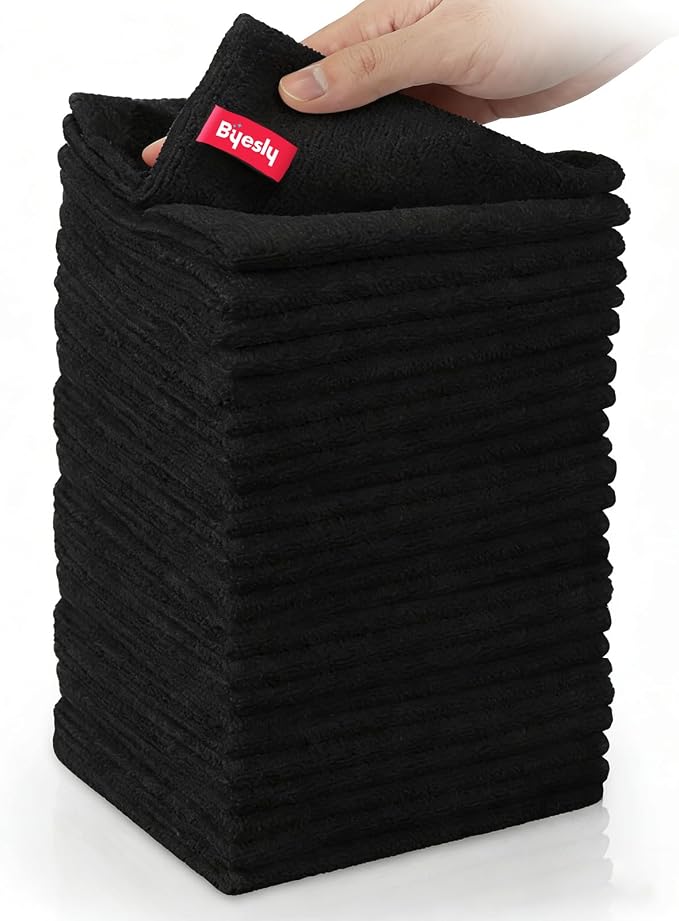Microfiber Cleaning Cloth, 11.5x11.5 Microfiber Towels by Unknown