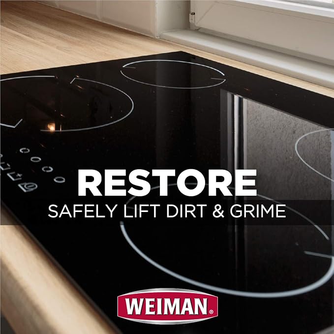 Weiman Cook Top Scrubbing Pads – Gently Clean and Remove Burned-on Food from - Image 8