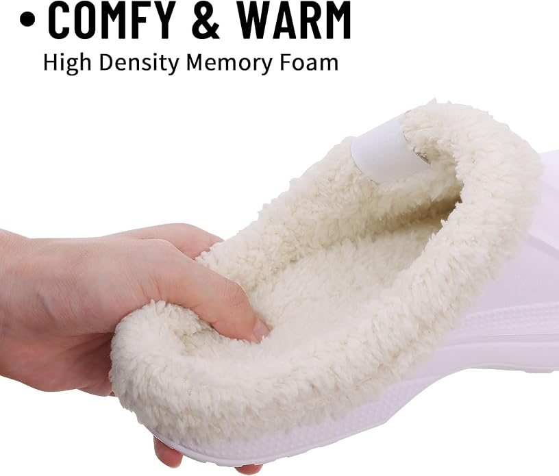 Beslip Classic Fur Lined Clogs Waterproof Winter Fuzzy Slippers - Image 3