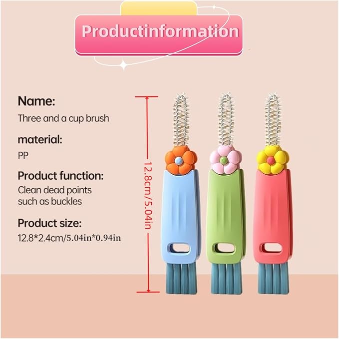 3 in 1 Cup Lid & Crevice Cleaning Brush - Image 5