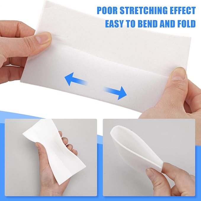 Sawysine 100 Pack Eraser Sheets Sponge Disposable Thin Cleaning Melamine Sheets - Image 4