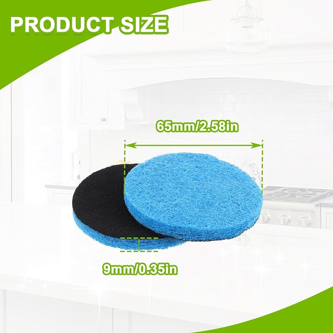 16pcs Microfibre Pads Power Scrubber Pads Set Electric Scrubber Replacement - Image 2