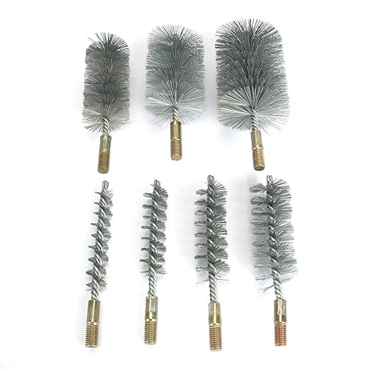 1Pc 40mm Round Tube Cylinder Bores Stainless Steel Wire Cleaning Brush 1.6'' by Baisiky