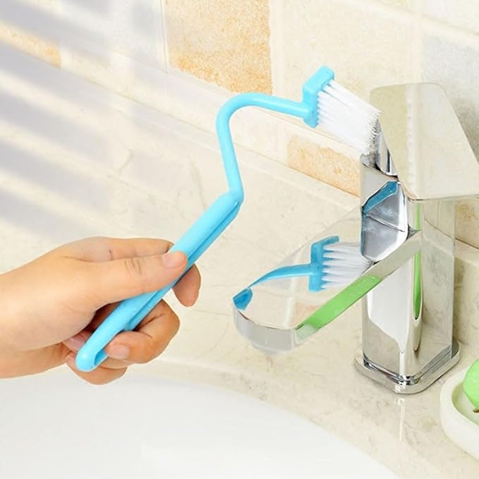 3 Pcs Plastic Curved Small Toilet Brushes Bathroom Plastic Cleaning Brushes - Image 6