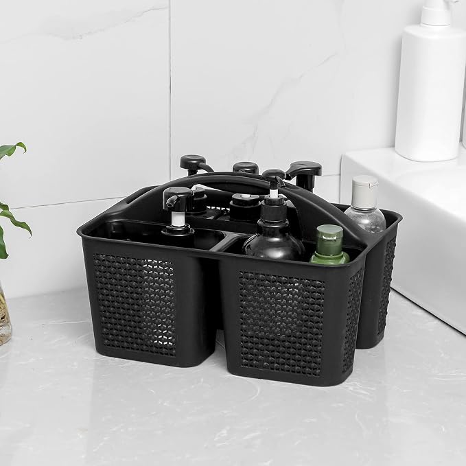 UUJOLY Plastic Portable Shower Caddy Basket Bucket, Cleaning Shower Basket - Image 2