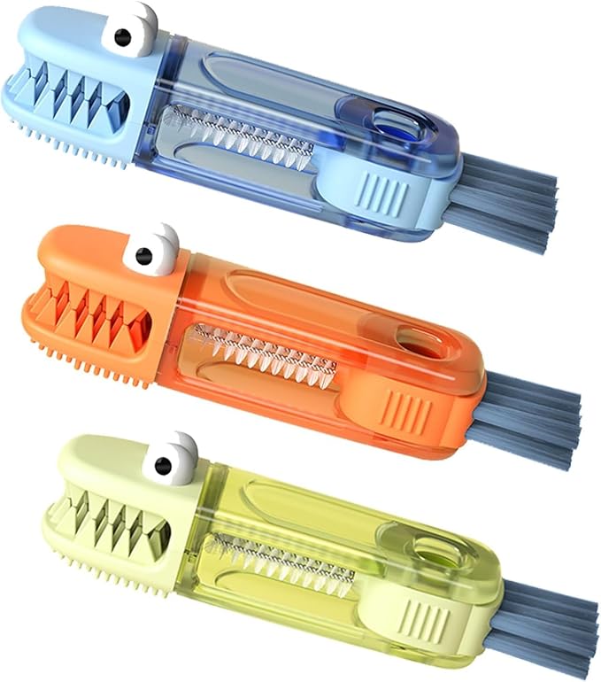 Megalobox 4 in 1 Cup Lid Cleaning Brush, Portable Water Bottle Cleaner Brush by Megalobox