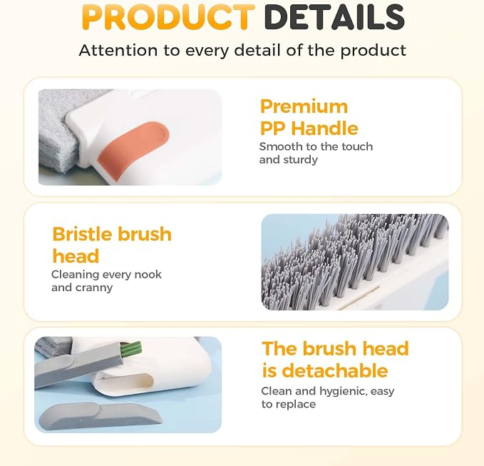 Window Track Cleaner Brush, Window Track Cleaning Tools - Image 3